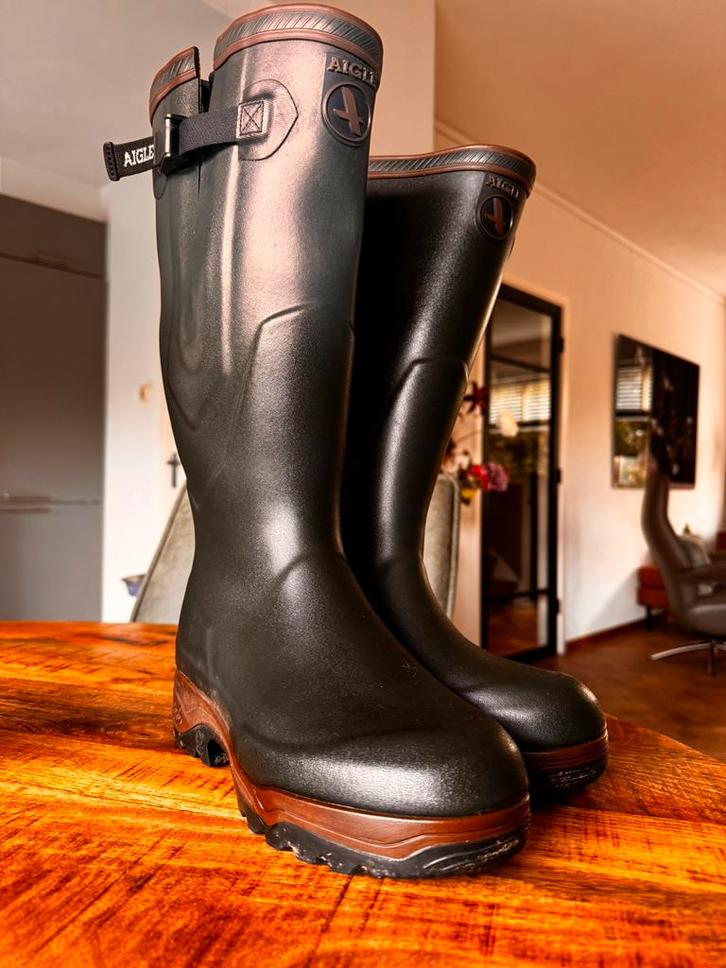 Aigle Regenlaarsen, Dieren en Toebehoren, Paardrijkleding, Zo goed als nieuw, Schoeisel, Overige soorten, Ophalen of Verzenden