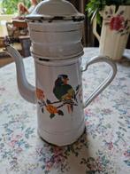Koffie kan met vogel, Antiek en Kunst, Ophalen of Verzenden