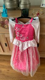 Mooie rosé prinsessen jurk ,Disneyland  parijs met tiara/tas, Ophalen of Verzenden, Zo goed als nieuw, Meisje