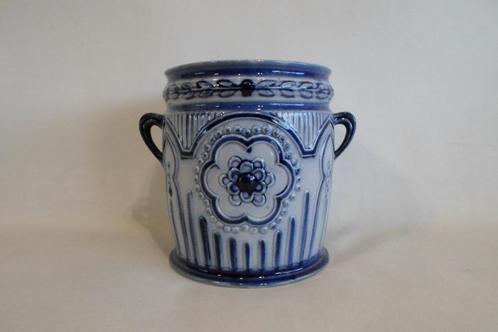 Antieke Pot Blauw Wit 102-0, Antiek en Kunst, Antiek | Porselein, Ophalen of Verzenden