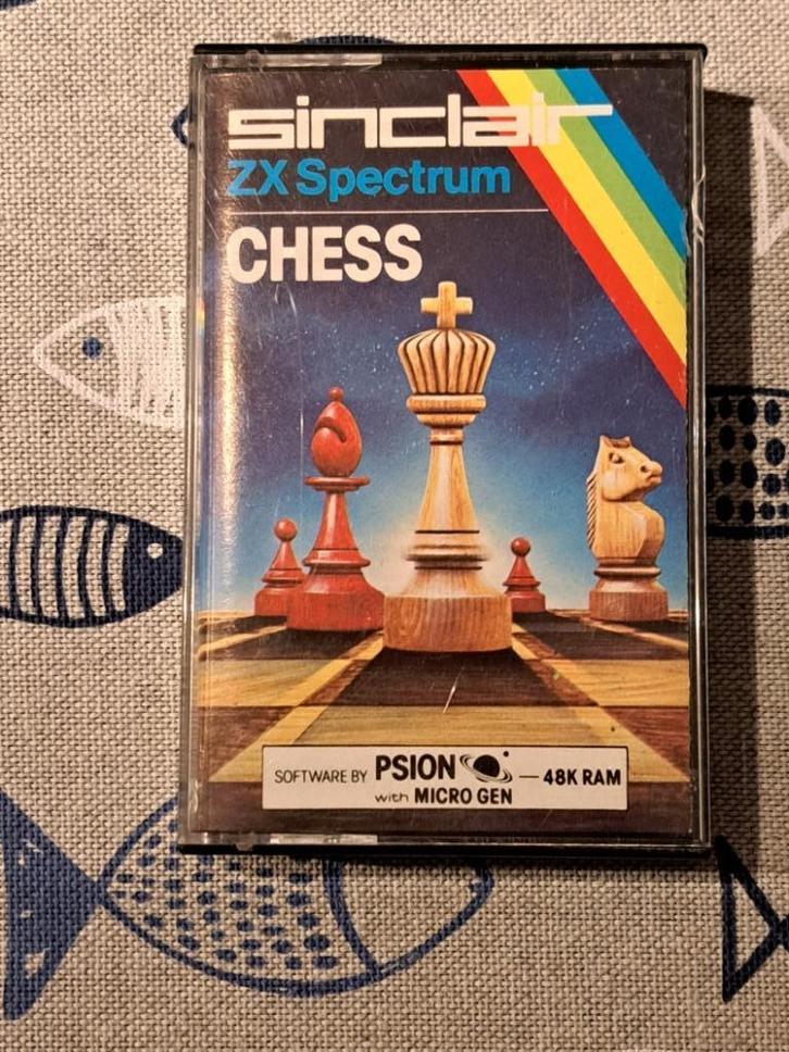 ZX Spectrum cassette 'CHESS' – getest & werkend, Computers en Software, Vintage Computers, Ophalen of Verzenden