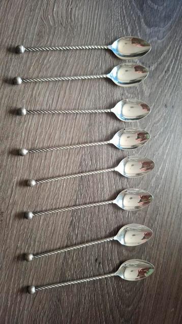 Vintage Cocktail Lepels Set van 7 beschikbaar voor biedingen