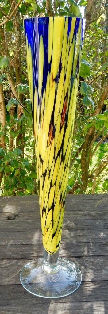 Vaas Glassierkunst 70 cm hoog in perfecte staat beschikbaar voor biedingen