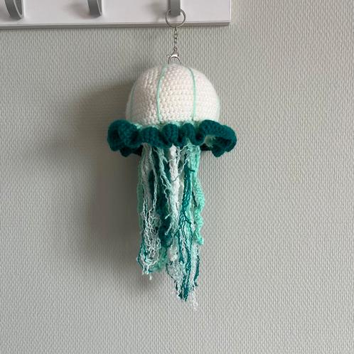 Gehaakte kwallen knuffel / Crochet jellyfish toy, Hobby en Vrije tijd, Breien en Haken, Nieuw, Haken, Wol of Garen, Ophalen of Verzenden