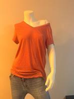 Oranje HEMA T-shirt - Maat L, Maat 42/44 (L), Oranje, Ophalen of Verzenden, Zo goed als nieuw