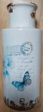 vintage keramieken vaas met verweerde  uitstraling, Antiek en Kunst, Antiek | Vazen, Ophalen of Verzenden