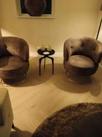 Te koop 2 nieuwe bijzet stoeltjes bruin, Huis en Inrichting, Fauteuils, Minder dan 75 cm, Nieuw, Ophalen of Verzenden, Stof