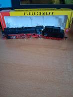 2x Fleischmann Stoomlocomotief met Tender, Hobby en Vrije tijd, Modeltreinen | H0, Wisselstroom, Gebruikt, Locomotief, Fleischmann