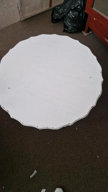 Witte barok salon tafel 