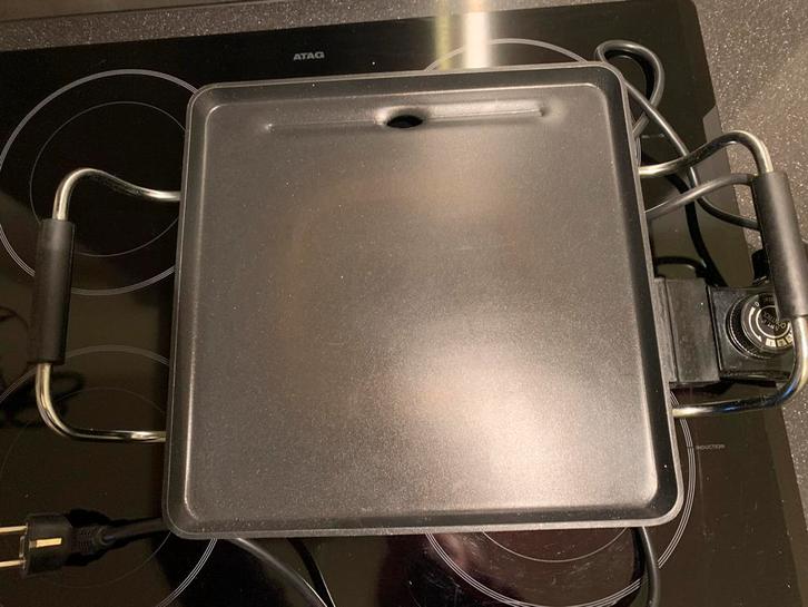 Captain Cook Grillbakplaat 28x28 - Zo goed als nieuw!, Witgoed en Apparatuur, Grillplaten, Zo goed als nieuw, Tafelgrill, Ophalen of Verzenden