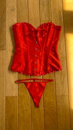Super mooi en sexy afslankend rood Korset!, Kleding | Dames, Ondergoed en Lingerie, Verzenden, Rood, Body of Korset