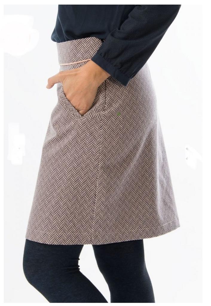 Skunkfunk Rokje A-lijn Blauw/Marine Maat L, Kleding | Dames, Rokken, Zo goed als nieuw, Maat 42/44 (L), Blauw, Boven de knie, Verzenden