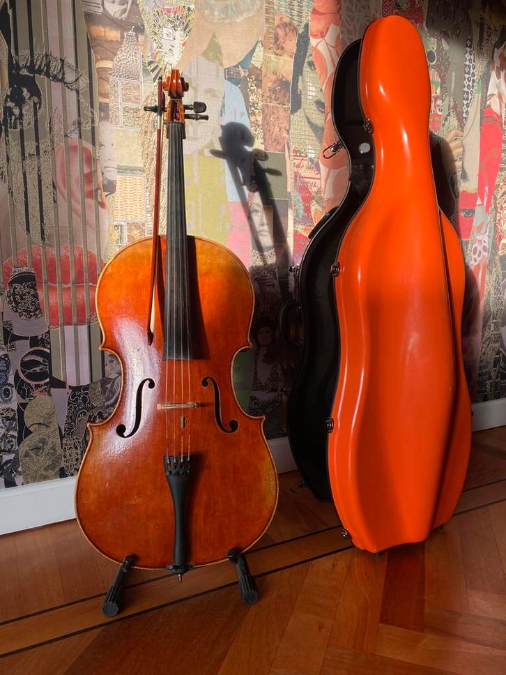 Cello 7/8Jay Haide (2007), finale Prinses Christine concours, Muziek en Instrumenten, Strijkinstrumenten | Cello's, Gebruikt, 7/8-cello
