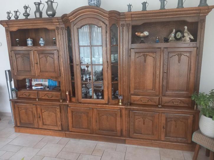eiken kast, Huis en Inrichting, Kasten | Dressoirs, Zo goed als nieuw, 200 cm of meer, 50 tot 75 cm, Met lade(s), Met deur(en)