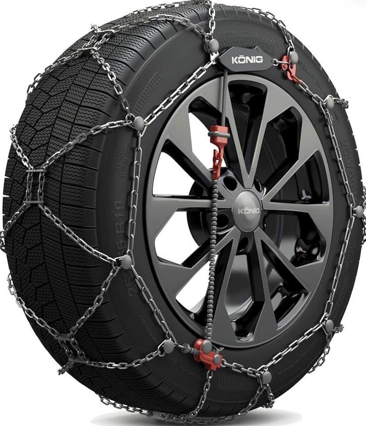 Te huur: Konig XG12 Pro 252 - Tesla Model Y, Auto diversen, Sneeuwkettingen, Zo goed als nieuw, Ophalen