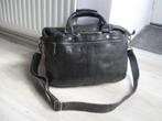 COWBOYSBAG zwartbruine royale leren tas als nieuw, Ophalen of Verzenden, Zo goed als nieuw, Bruin, Leer