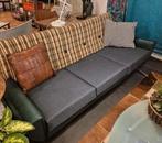 Jaren 50 bankstel (bank en 2 draaistoelen), Huis en Inrichting, Banken | Bankstellen, Ophalen, Zo goed als nieuw, 75 tot 100 cm