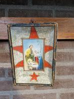 mooi oud tafereel in papier mache lijst, Antiek en Kunst, Ophalen of Verzenden