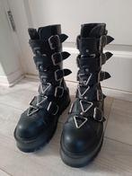 Demonia Enkellaarsjes Maat 38, Zwart, Lage of Enkellaarzen, Ophalen of Verzenden, Zo goed als nieuw