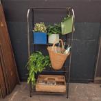 Zwarte Etagere tuinrek, Ophalen, Zo goed als nieuw