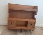 Vintage houten wandkastje keukenkastje hangkastje, Huis en Inrichting, Kasten | Wandmeubels, Gebruikt, Ophalen of Verzenden, Minder dan 150 cm