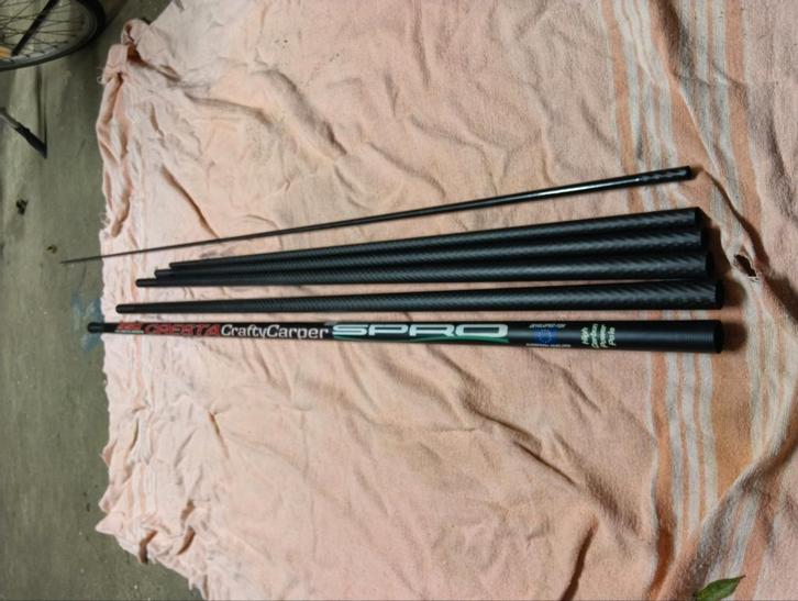 Vaste hengel karper 9.5, Watersport en Boten, Hengelsport | Witvissen, Gebruikt, Vaste hengel, Ophalen of Verzenden