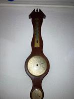 Antieke Barometer met Thermometer, Huis en Inrichting, Woonaccessoires | Thermometers, Ophalen, Gebruikt, Binnenthermometer