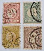 Nederland 1876 - nvph 30-33  - Drukwerkzegels, Postzegels en Munten, Postzegels | Nederland, Verzenden, T/m 1940, Gestempeld