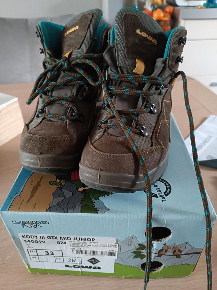 lowa kids kody gtx junior maat 33 wandelschoenen waterdicht, Sport en Fitness, Bergsport en Wandelen, Nieuw, Schoenen, Ophalen of Verzenden
