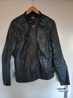Zacht Leren, lederen leder biker jack / jas mt 56 xxl 2xl, Kleding | Heren, Jassen | Zomer, Ophalen of Verzenden, Zo goed als nieuw