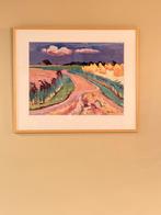 Koppermaandagprent Ekke Kleima - Zandweg, Ophalen