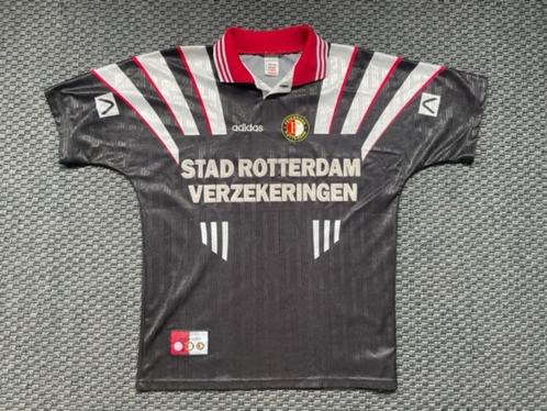 Feyenoord Uitshirt 1996/97 Vintage, Kleding | Heren, Sportkleding, Gedragen, Voetbal, Maat 48/50 (M), Zwart, Ophalen of Verzenden