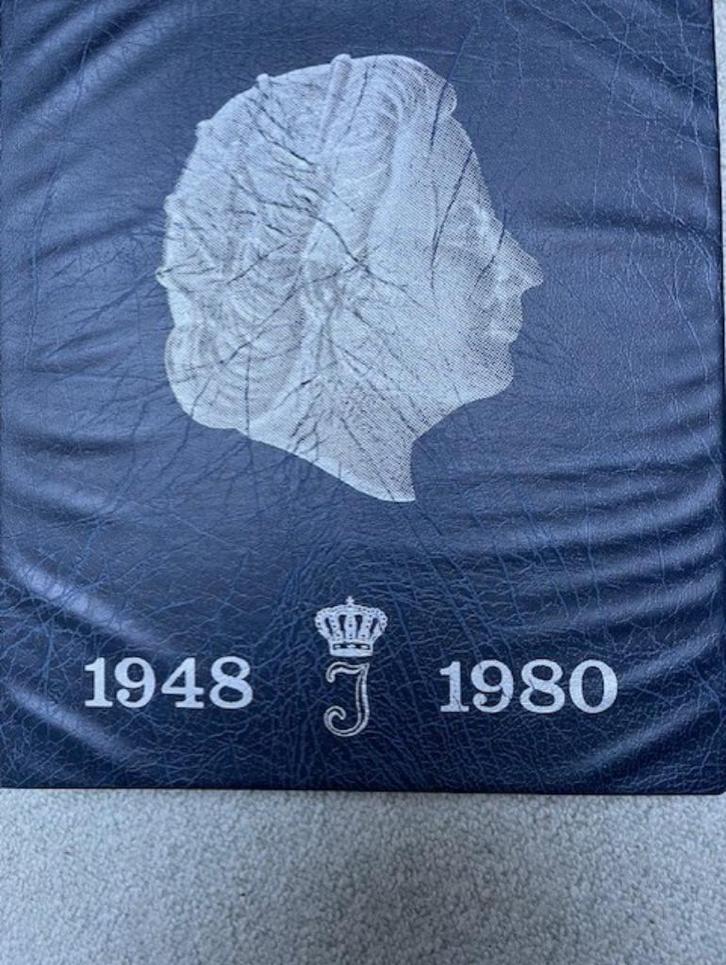 Album met munten van Juliana van 1948 t/m 1980, Postzegels en Munten, Munten | Nederland, Setje, Overige waardes, Koningin Juliana