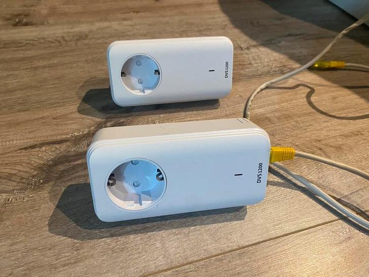 Devolo DVS 1200 Powerline Adapter Set, Computers en Software, Powerlines, Gebruikt, Ophalen