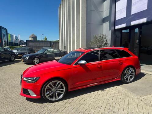 Audi A6 Avant 4.0 TFSI RS 6 quattro B&O! PANO! KERAMISCH! MI, Auto's, Audi, Bedrijf, Te koop, RS6, 360° camera, 4x4, ABS, Achteruitrijcamera