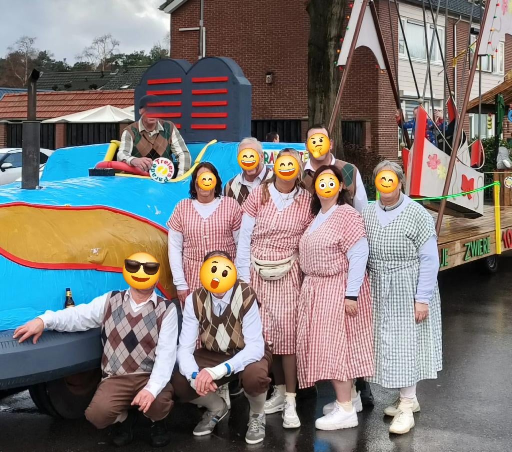 Ot en sien kleding, Carnaval, Maat 46/48 (XL) of groter, Ophalen of Verzenden, Zo goed als nieuw