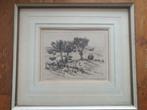 Ets Frans Room duinen pijnbomen Zaandam, Antiek en Kunst, Ophalen