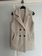 Mouwloze blazer gilet teddy  TAN - Beige, Kleding | Dames, Ophalen of Verzenden, Zo goed als nieuw, Maat 38/40 (M), Beige