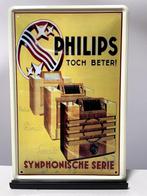 Philips Symphnische Serie metalen reclamebord (Old Look), Verzamelen, Merken en Reclamevoorwerpen, Nieuw, Reclamebord, Ophalen of Verzenden