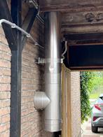 Dubbelwandige kachelpijp, Ophalen, Houtkachel, Zo goed als nieuw, Hangend