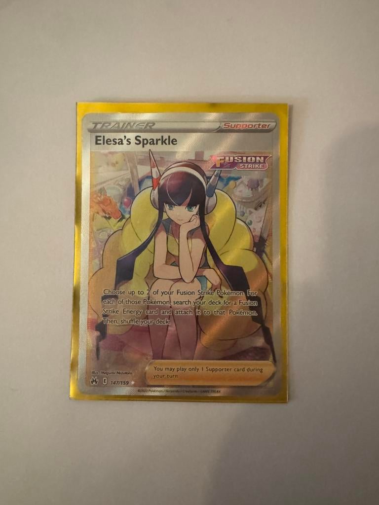 Elesa’s Sparkle 147/159 Pokemonkaart, Hobby en Vrije tijd, Verzamelkaartspellen | Pokémon, Ophalen of Verzenden, Zo goed als nieuw