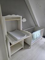 Hensvik babykamer bedje en commode kast! Wit, Ophalen, Gebruikt, Jongetje of Meisje
