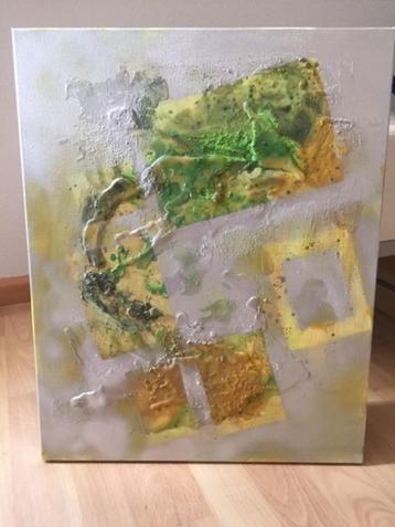 Prachtig, modern, abstract, kleurrijk schilderij, van artist beschikbaar voor biedingen