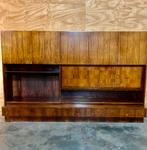Vintage van Musterring int. palissander/rosewood wandmeubel, Ophalen of Verzenden, Zo goed als nieuw, Minder dan 150 cm, Minder dan 100 cm