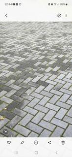 Bkk klinker zwart, Tuin en Terras, Tegels en Klinkers, Ophalen, Gebruikt, Beton, Klinkers