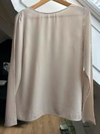 Zgan 100% zijde Patrizia Pepe blouse maat 46 = 40, Kleding | Dames, Ophalen of Verzenden, Zo goed als nieuw, Maat 38/40 (M), Beige