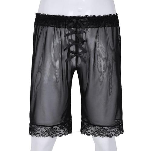 Zwarte kanten sissy boxer / heren sexy gay boxershort, Kleding | Heren, Ondergoed, Boxer, Zwart, Verzenden