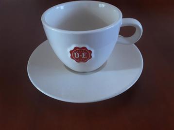 Capuccino kop en schotel Douwe Egberts  beschikbaar voor biedingen
