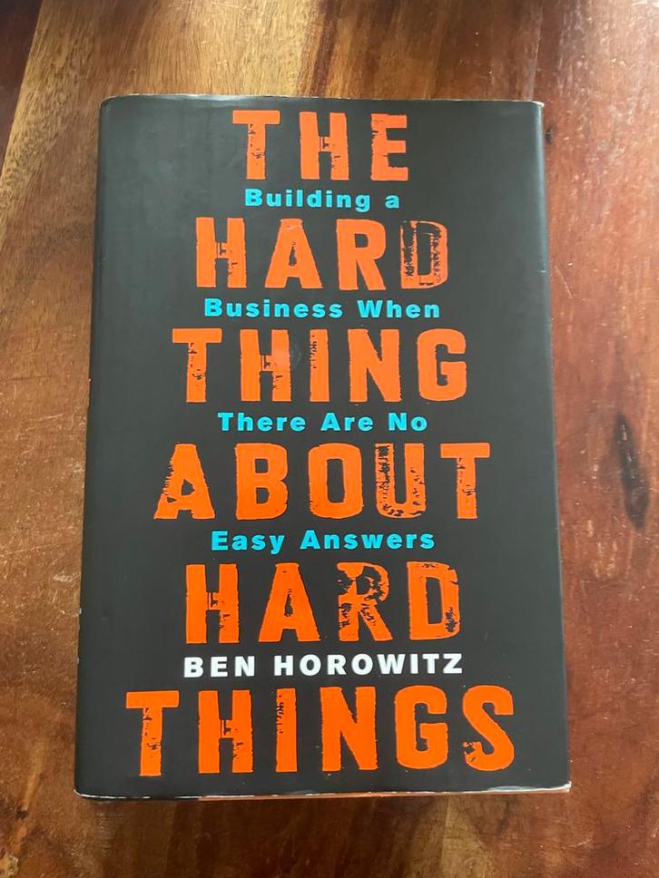 The Hard Thing About Hard Things - Ben Horowitz, Boeken, Economie, Management en Marketing, Zo goed als nieuw, Management, Ophalen