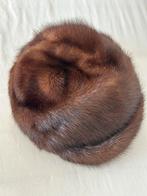 Vintage Bruine Bontmuts, Ophalen, Zo goed als nieuw, One size fits all, Hoed